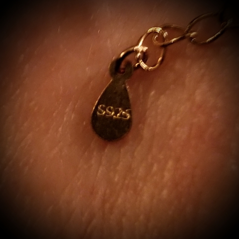 Dangling Hearts 18" Rose Gold Plated Necklace - Picture 8 of 8